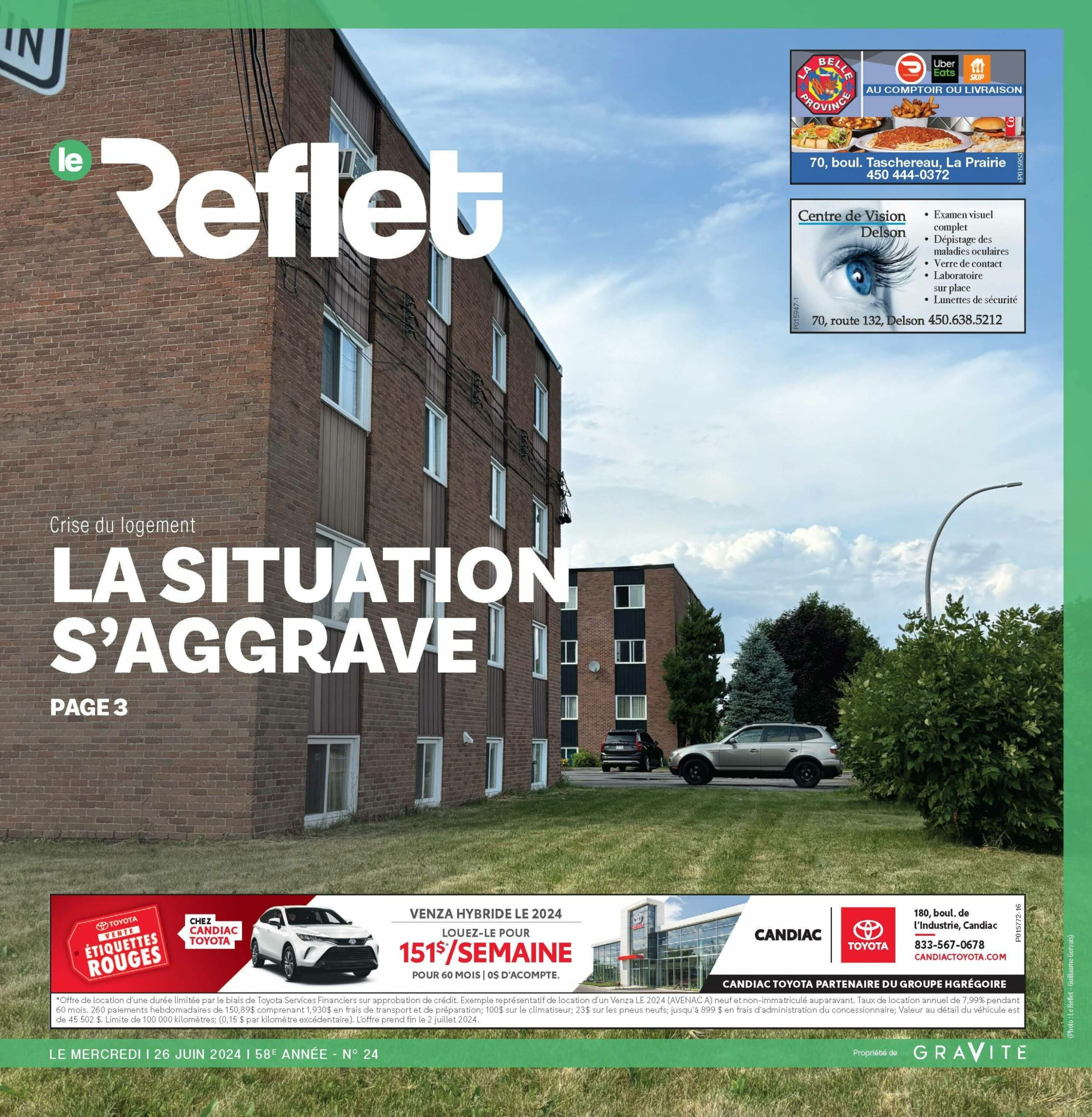 Journal Le Reflet – 26 juin 2024