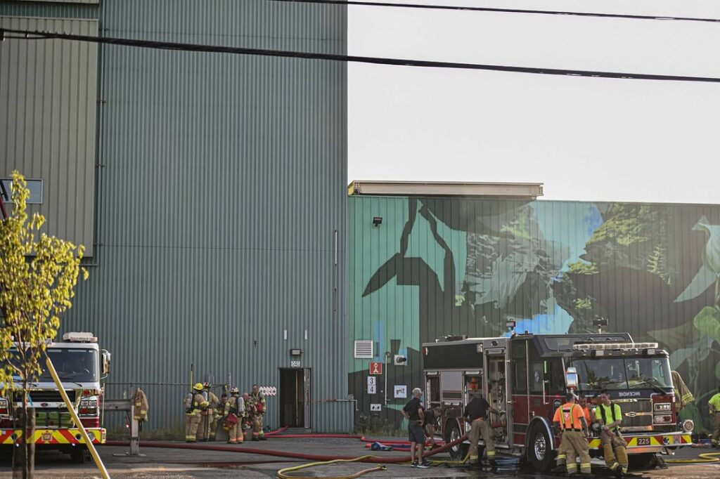Incendie à l’usine Cascades : intervention complexe pour les pompiers