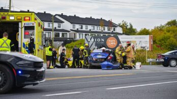 Accident à Saint-Philippe : quatre personnes transportées à l’hôpital